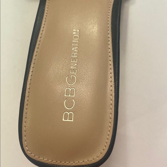 BCBG Generation black slide heels. Worn twice. Size 9. - Picture 5 of 6